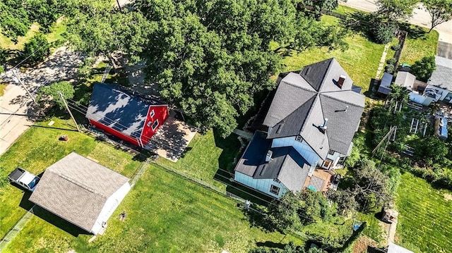 906 E Piankishaw St, Paola, KS 66071 - drone / aerial view