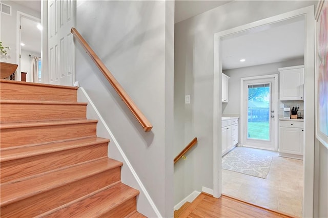 6016 W 85th St, Overland Park, KS 66207 - stairway with baseboards