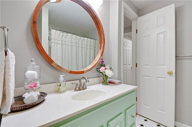 6016 W 85th St, Overland Park, KS 66207 - bathroom featuring vanity and tile patterned floors