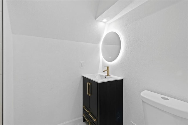 9501 Glenwood St, Overland Park, KS 66212 - bathroom with vanity and toilet