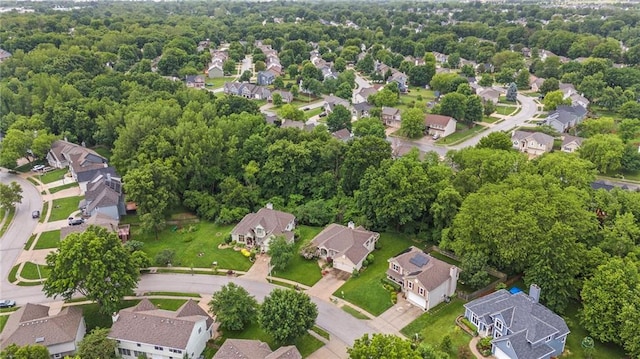 7504 N Palmer Ave, Kansas City, MO 64158 - aerial overview of property's location with nearby suburban area