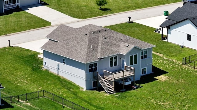76 Casper St, Garden City, MO 64747 - aerial view of property and surrounding area