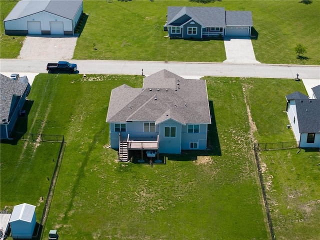 76 Casper St, Garden City, MO 64747 - aerial view of property and surrounding area