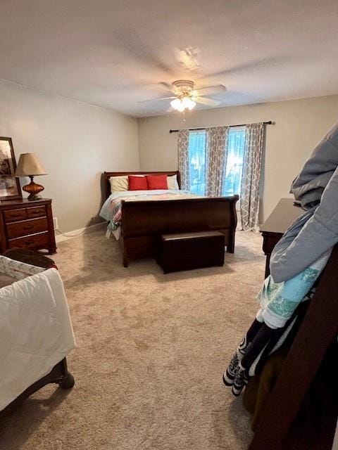 217 5th St, Burlington, KS 66839 - carpeted bedroom featuring ceiling fan
