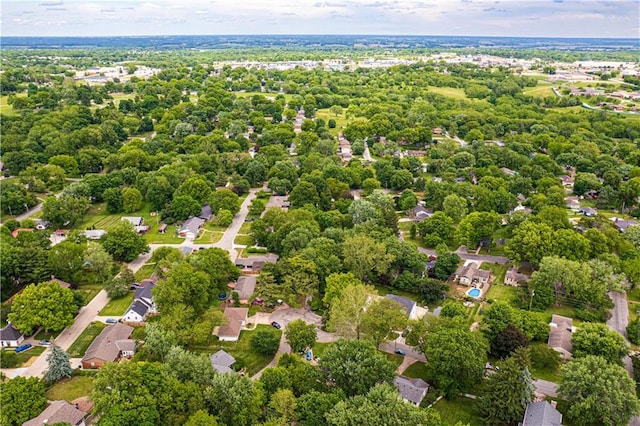 2002 N 29th St, Saint Joseph, MO 64506 - aerial view of a tree filled landscape