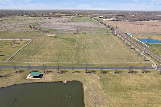 14971 Fairmount Rd, Basehor, KS 66007 - overview of rural landscape featuring a nearby body of water