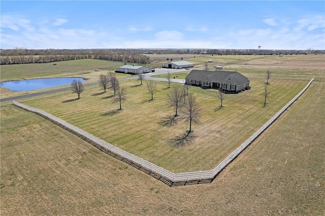 14971 Fairmount Rd, Basehor, KS 66007 - view of rural area with a nearby body of water