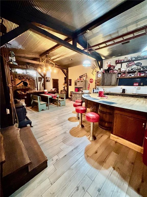 115 N 3rd St, Burlington, KS 66839 - recreation room with wood-type flooring