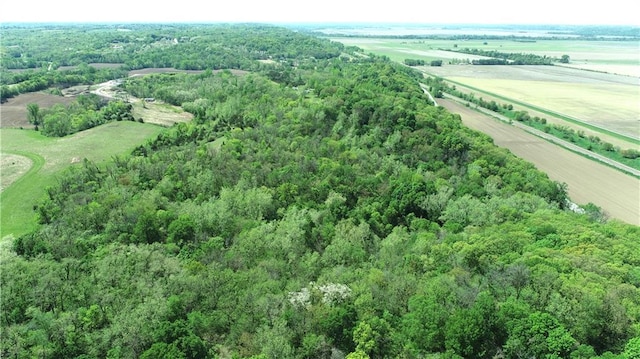 17795 K Hwy, Saint Joseph, MO 64505 - aerial overview of property's location featuring rural landscape and a heavily wooded area