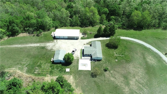17795 K Hwy, Saint Joseph, MO 64505 - aerial view of property's location featuring a heavily wooded area
