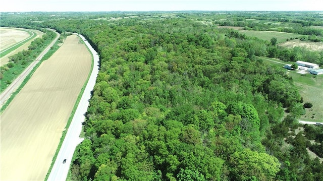 17795 K Hwy, Saint Joseph, MO 64505 - aerial overview of property's location with a forest and rural landscape