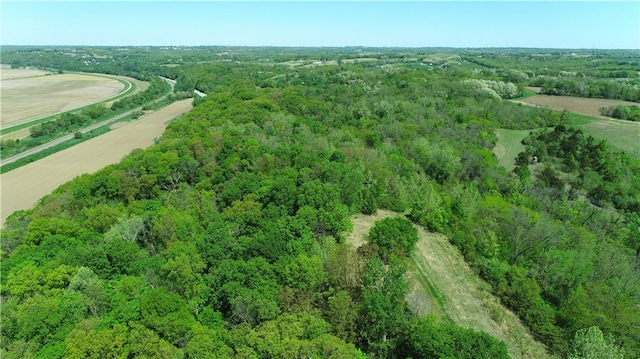 17795 K Hwy, Saint Joseph, MO 64505 - aerial overview of property's location featuring a heavily wooded area