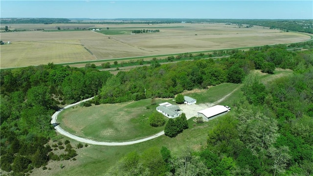 17795 K Hwy, Saint Joseph, MO 64505 - aerial view of property's location featuring rural landscape