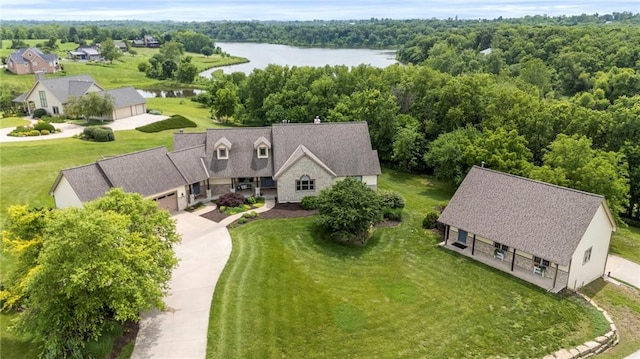 15405 161st St, Bonner Springs, KS 66012 - view of subject property with a nearby body of water