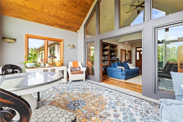 15405 161st St, Bonner Springs, KS 66012 - sunroom featuring vaulted ceiling