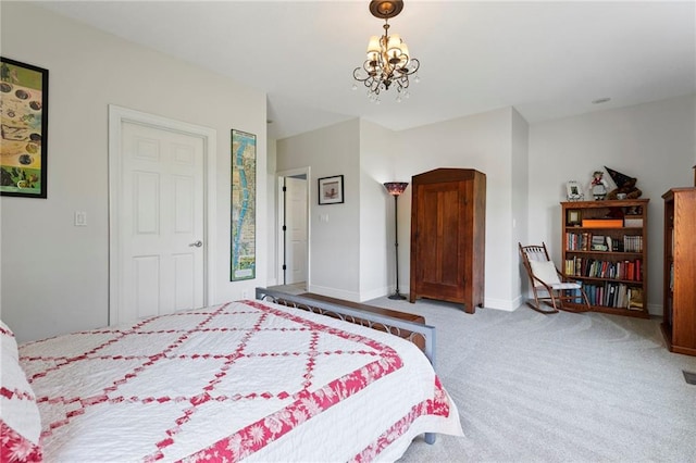 15405 161st St, Bonner Springs, KS 66012 - bedroom featuring carpet and a chandelier