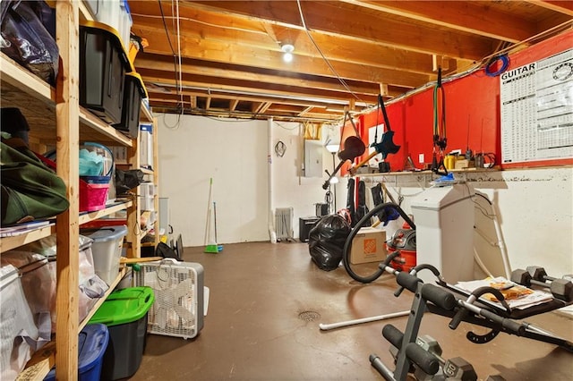 3223 SW Amber Ct, Lees Summit, MO 64082 - unfinished below grade area with electric panel