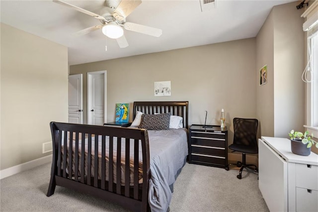 22404 S Roosevelt St, Spring Hill, KS 66083 - bedroom featuring carpet, baseboards, and a ceiling fan