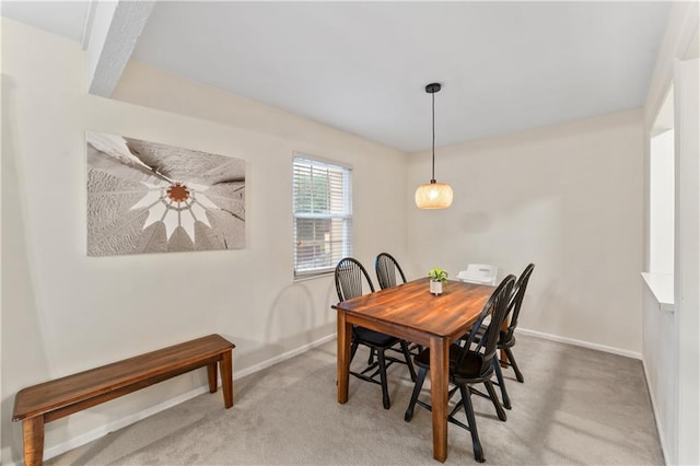 7616 W 59th Ter Unit 37, Overland Park, KS 66202 - dining space with baseboards and carpet floors