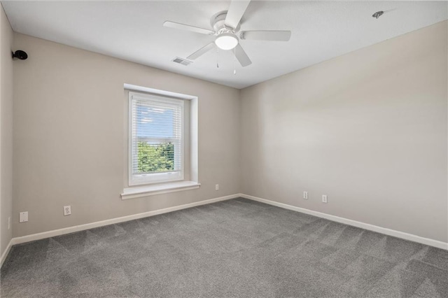 4528 N 108th St, Kansas City, KS 66109 - carpeted empty room featuring baseboards and ceiling fan