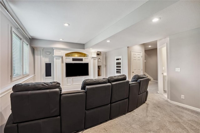 4528 N 108th St, Kansas City, KS 66109 - carpeted living room with recessed lighting and baseboards