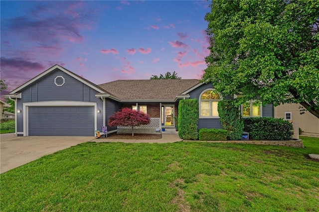 2721 SW Herefordshire Rd, Topeka, KS 66614 - single story home featuring driveway, a garage, and a yard
