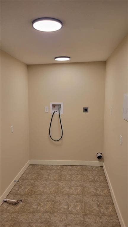 208 W Marshall St, Mayview, MO 64071 - washroom featuring washer hookup, hookup for an electric dryer, and baseboards