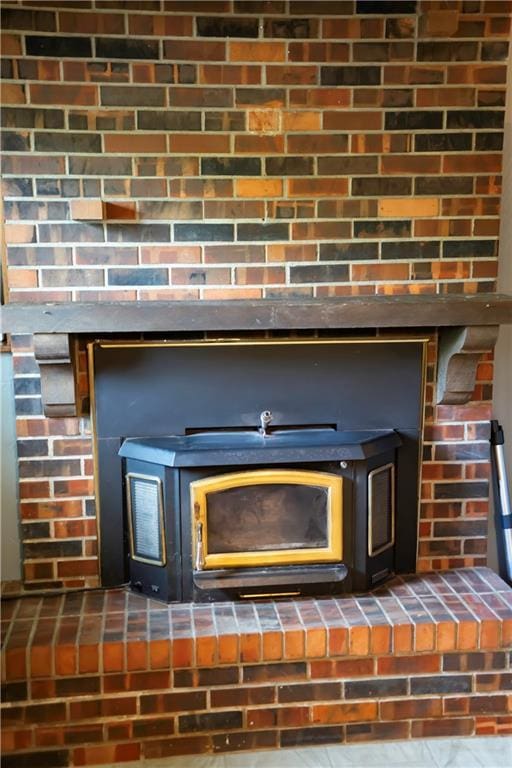 1015 S Elm St, Ottawa, KS 66067 - detailed view of a wood stove