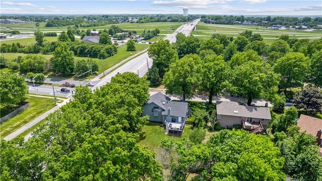 1728 SE 7th Ter, Lees Summit, MO 64063 - bird's eye view of a tree filled landscape