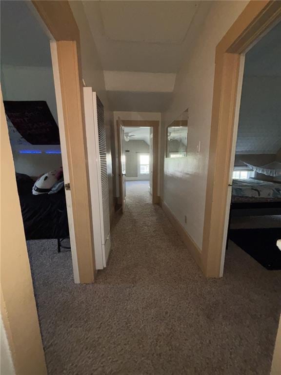611 W Main St, Chanute, KS 66720 - corridor with a heating unit and carpet flooring