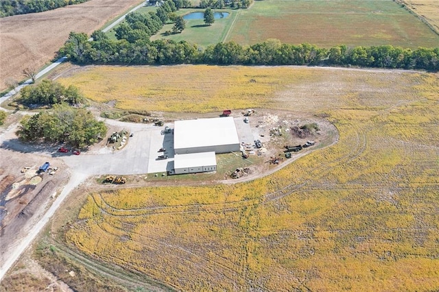 411 E 203rd St, Belton, MO 64012 - aerial overview of property's location with rural landscape