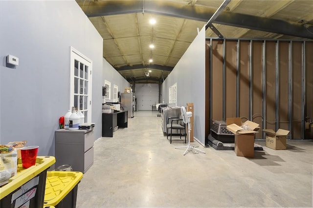 411 E 203rd St, Belton, MO 64012 - basement with freestanding refrigerator