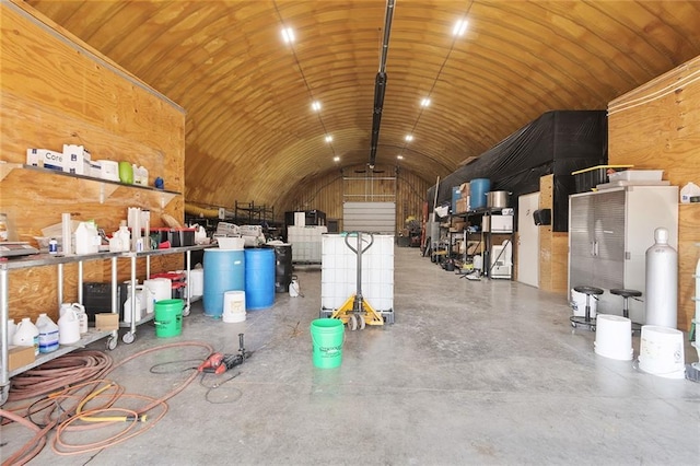 411 E 203rd St, Belton, MO 64012 - miscellaneous room with vaulted ceiling and a garage