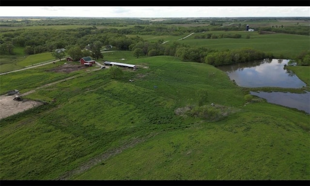 25332 E 250th Ave, Ridgeway, MO 64481 - aerial overview of property's location featuring a large body of water and rural landscape