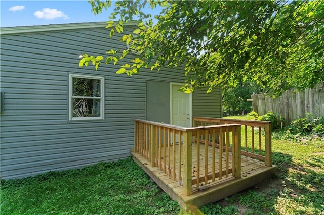 2204 S Cedar Ave, Independence, MO 64052 - view of wooden terrace
