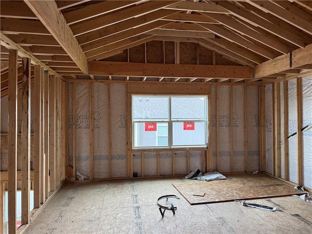 8009 Round Prairie St, Shawnee, KS 66220 - misc room with vaulted ceiling