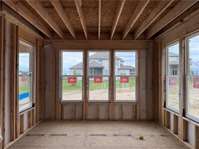 8009 Round Prairie St, Shawnee, KS 66220 - unfurnished sunroom with plenty of natural light