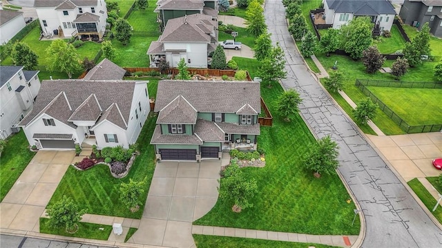 17304 S Schweiger Dr, Olathe, KS 66062 - aerial perspective of suburban area