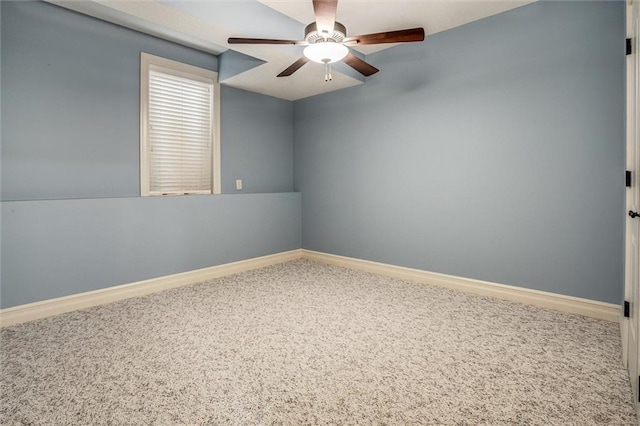 17224 Haskins St, Overland Park, KS 66062 - carpeted spare room with a ceiling fan and baseboards