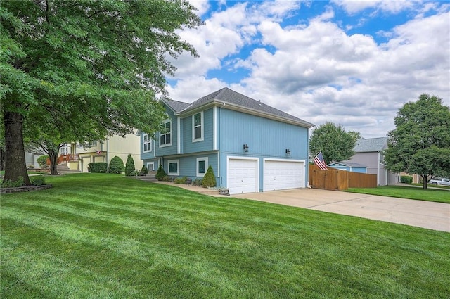 23600 W 59th St, Shawnee, KS 66226 - view of side of property with driveway and an attached garage