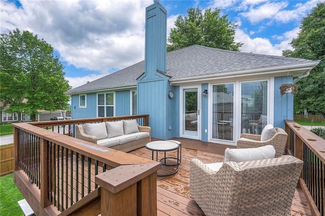 23600 W 59th St, Shawnee, KS 66226 - deck with outdoor lounge area