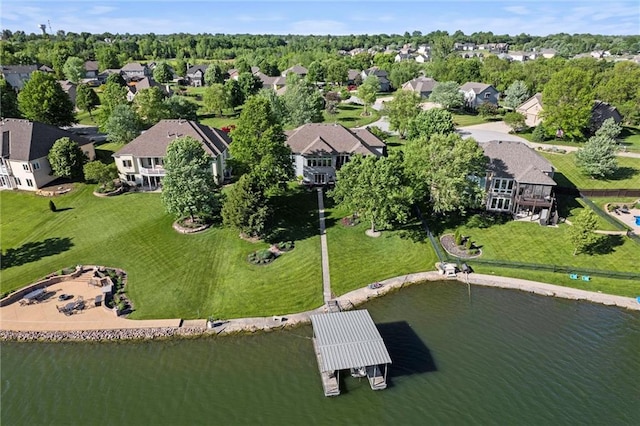 15471 Cedar Ln, Basehor, KS 66007 - view of property location with nearby suburban area and a large body of water