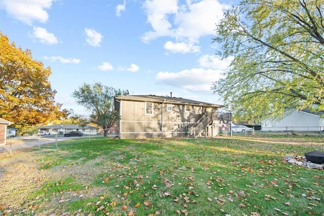 3620 S Northern Blvd, Independence, MO 64052 - back of property with stairway