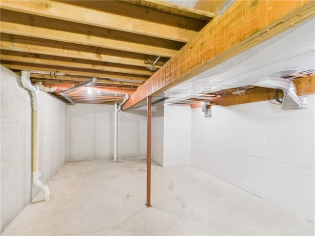 503 Quail Trl, Warrensburg, MO 64093 - view of unfinished below grade area