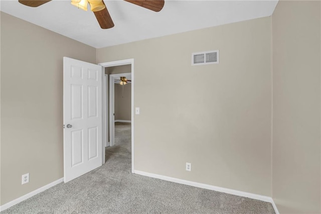 838 E 125th Ter, Olathe, KS 66061 - carpeted empty room with a ceiling fan and baseboards