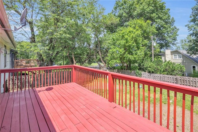 838 E 125th Ter, Olathe, KS 66061 - view of wooden terrace