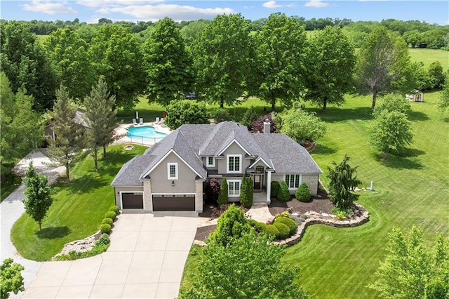 15618 Meadowbrook Ct, Raymore, MO 64083 - view from above of property
