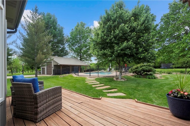 15618 Meadowbrook Ct, Raymore, MO 64083 - view of deck