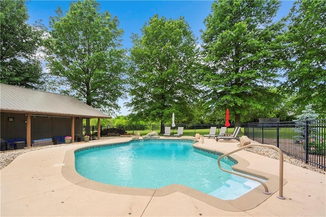 15618 Meadowbrook Ct, Raymore, MO 64083 - view of pool with a patio