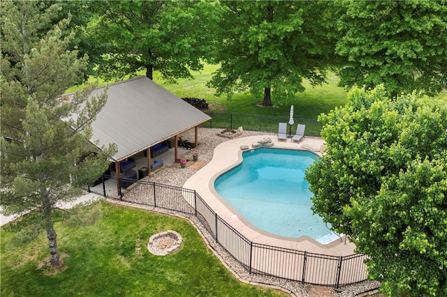 15618 Meadowbrook Ct, Raymore, MO 64083 - view of pool featuring a patio
